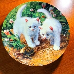 Kitten collectibles plate